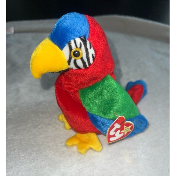 Jabber the parrot TY beanie baby - Picture 1 of 4